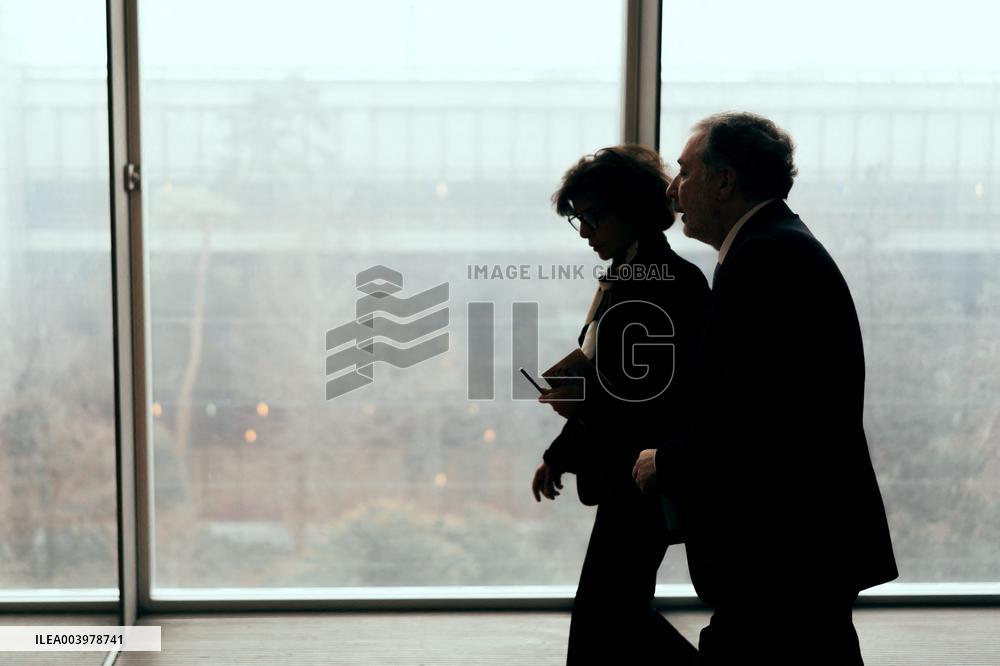 Rachida Dati visit the Summit for Action on Artificial Intelligence at the BNF - Paris AJ