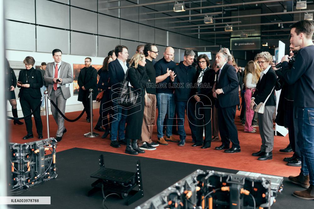 Rachida Dati visit the Summit for Action on Artificial Intelligence at the BNF - Paris AJ