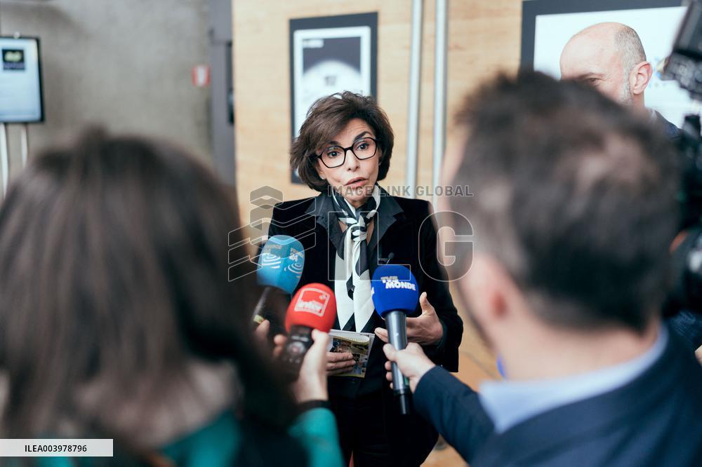 Rachida Dati visit the Summit for Action on Artificial Intelligence at the BNF - Paris AJ