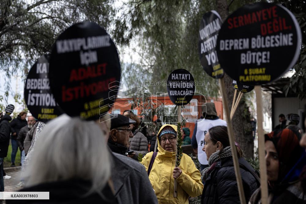 Earthquake Victims Commemorated in Hatay - Turkey