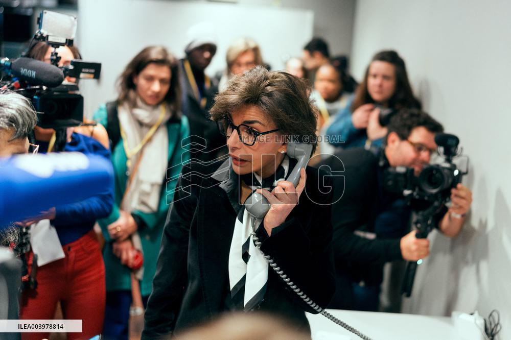Rachida Dati visit the Summit for Action on Artificial Intelligence at the BNF - Paris AJ
