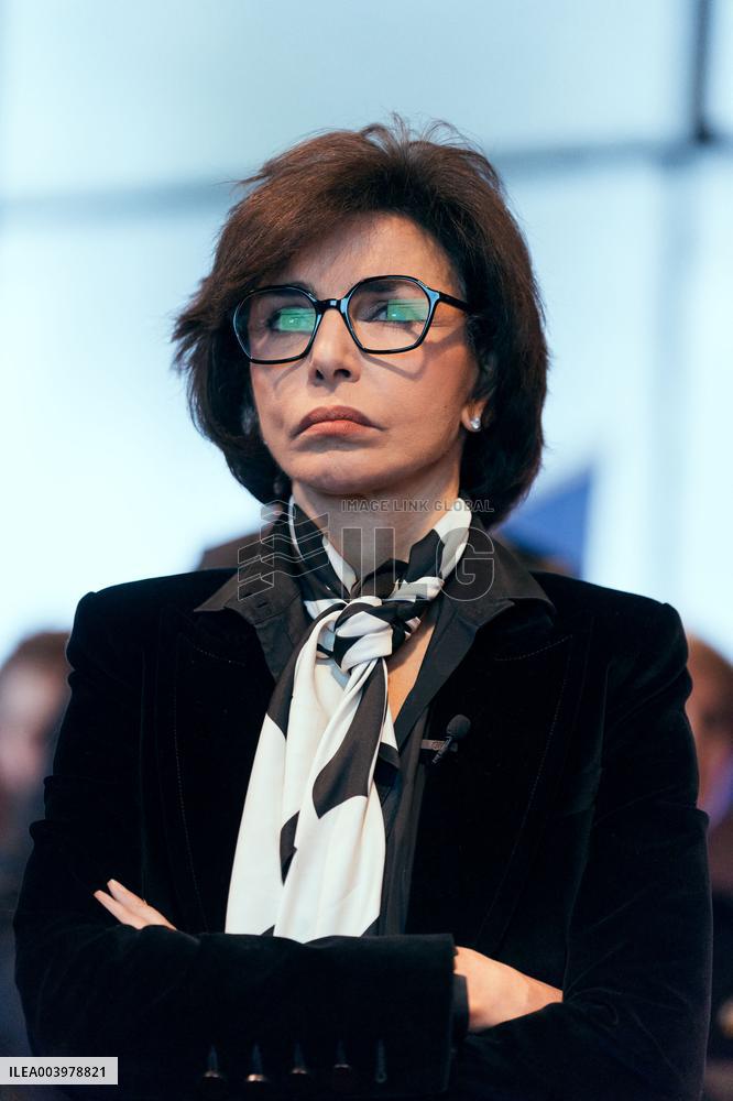 Rachida Dati visit the Summit for Action on Artificial Intelligence at the BNF - Paris AJ