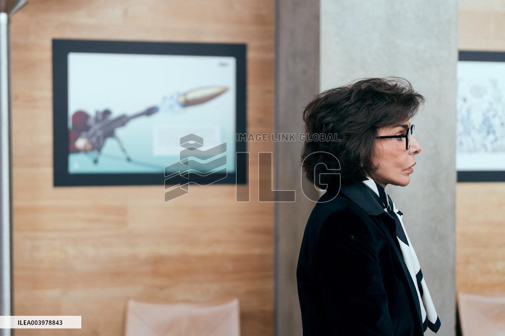 Rachida Dati visit the Summit for Action on Artificial Intelligence at the BNF - Paris AJ