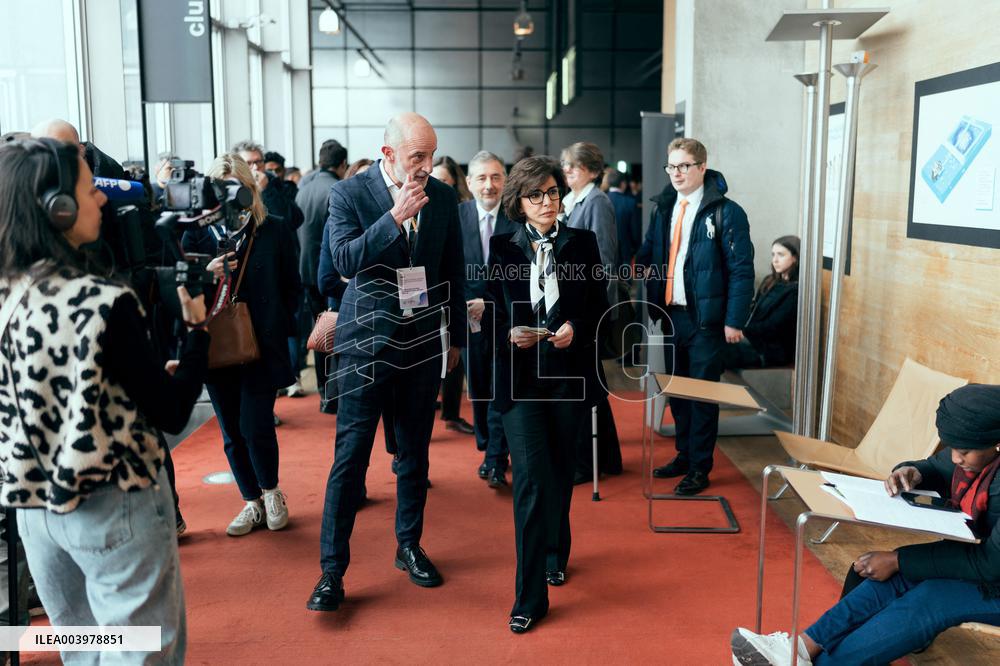 Rachida Dati visit the Summit for Action on Artificial Intelligence at the BNF - Paris AJ