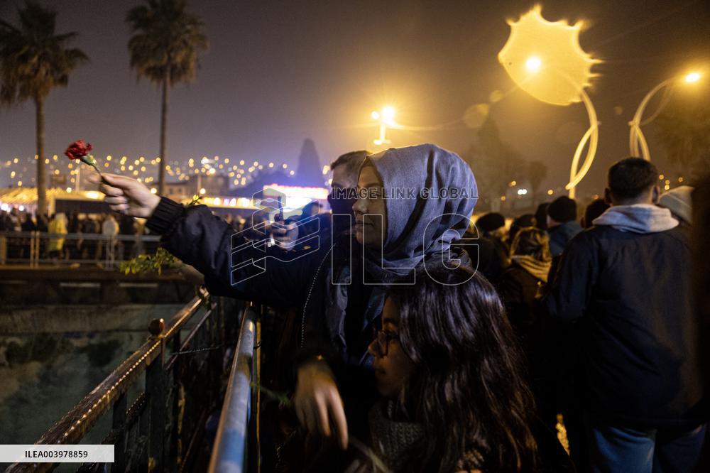Earthquake Victims Commemorated in Hatay - Turkey