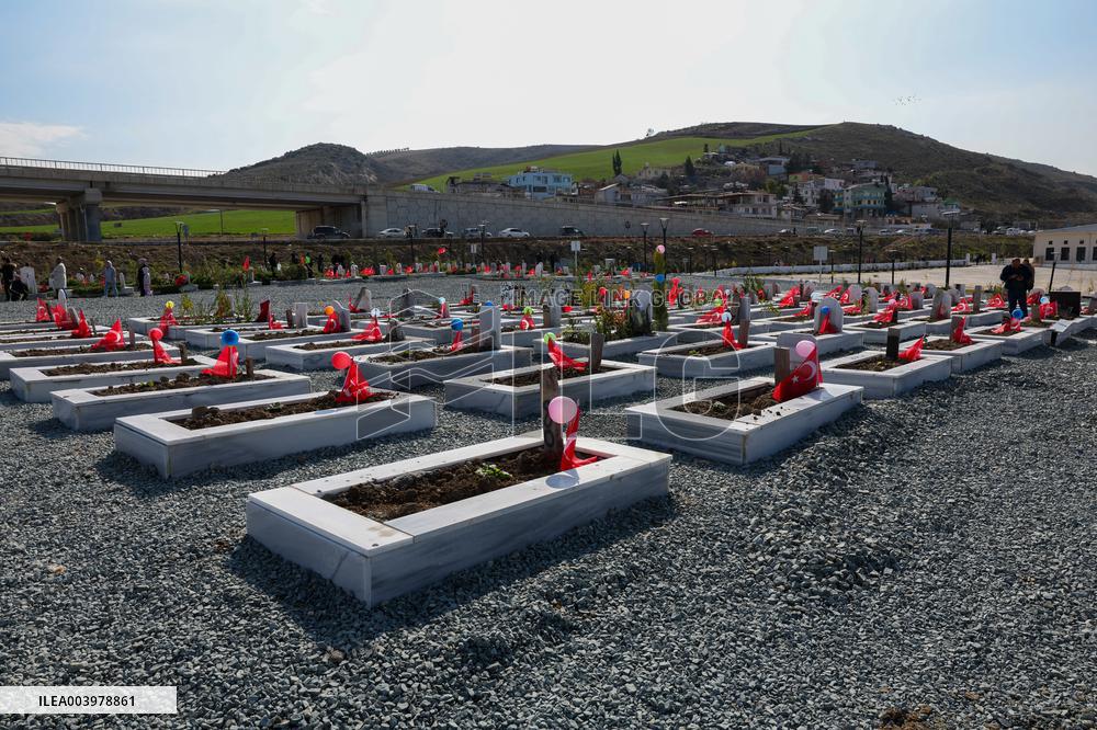 Earthquake Victims Commemorated in Hatay - Turkey