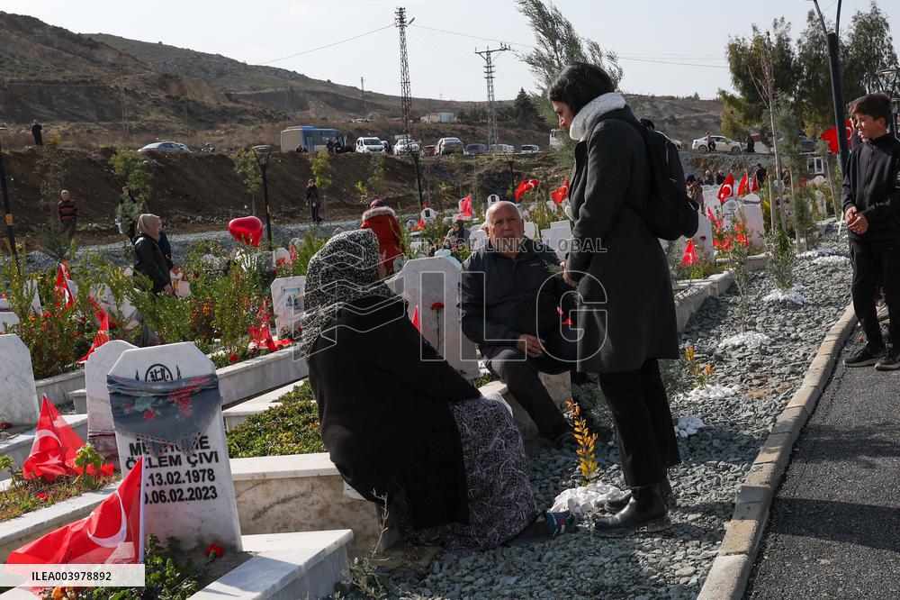 Earthquake Victims Commemorated in Hatay - Turkey