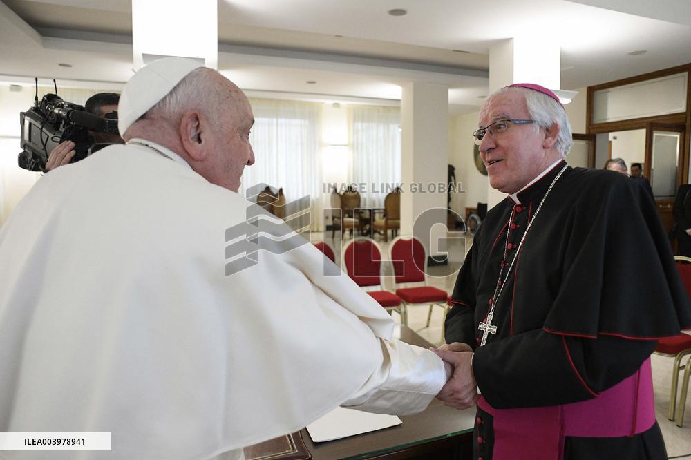 Pope Francis In Private Audiences - Vatican