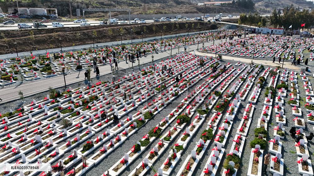 Earthquake Victims Commemorated in Hatay - Turkey