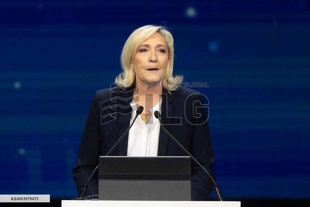 Marine Le Pen At Patriots Summit - Madrid