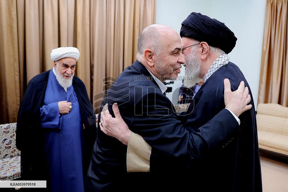Ayatollah Ali Khamenei Meets With Hamas Leaders - Tehran