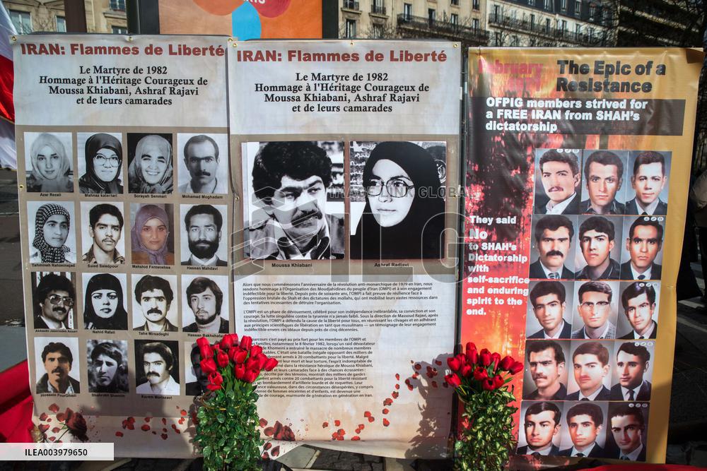 A Rally For Freedom In Iran - Paris