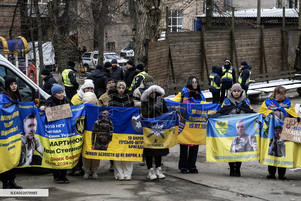 Rally In Front Of The International Red Cross In Kyiv