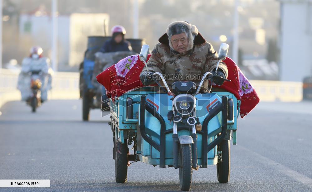 Cold Wave Hit Huai'an