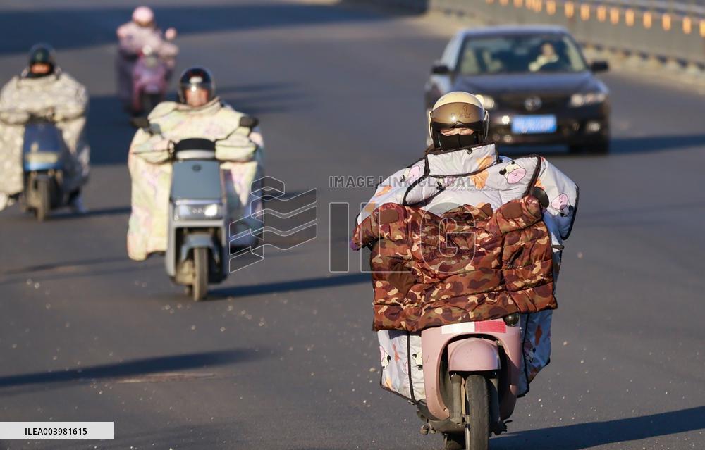 Cold Wave Hit Huai'an
