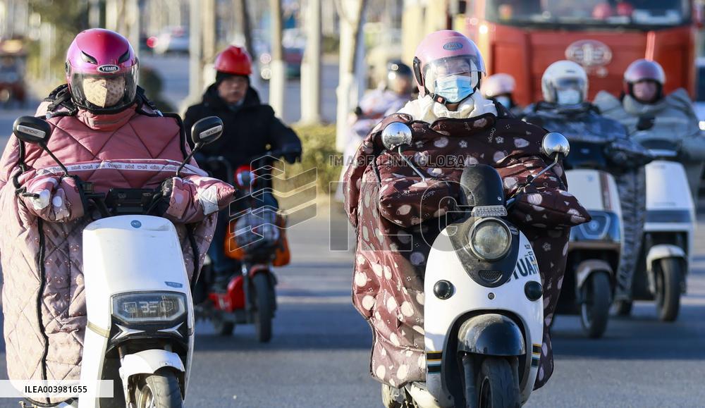 Cold Wave Hit Huai'an