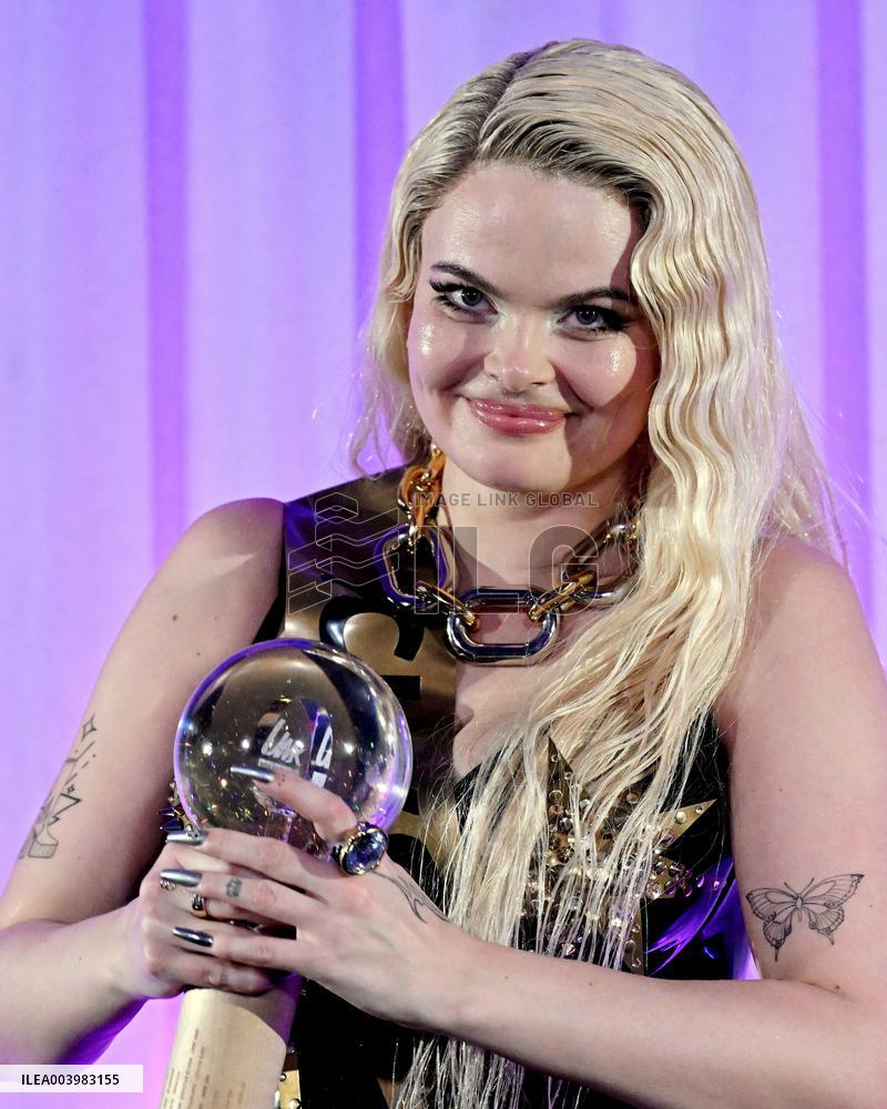 Erika Vikman, UMK winner and the next Finnish Eurovision Song Contest representative during presser