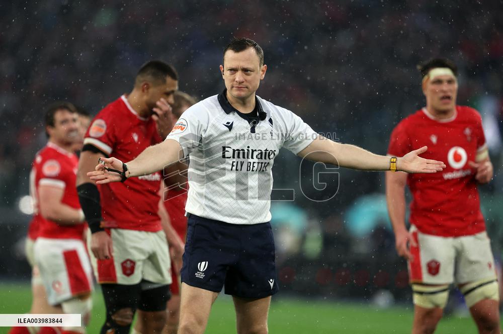 Rugby: Guinnes Six Nations 2025 - Italy vs Wales at Oympic stadium in Rome on 8th February, 2025