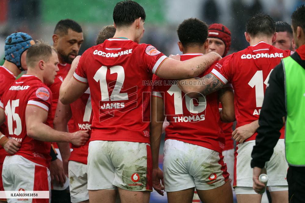 Rugby: Guinnes Six Nations 2025 - Italy vs Wales at Oympic stadium in Rome on 8th February, 2025