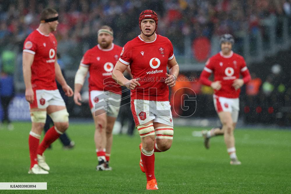 Rugby: Guinnes Six Nations 2025 - Italy vs Wales at Oympic stadium in Rome on 8th February, 2025
