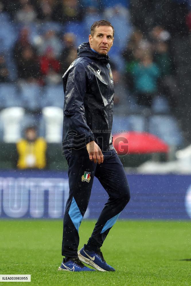 Rugby: Guinnes Six Nations 2025 - Italy vs Wales at Oympic stadium in Rome on 8th February, 2025