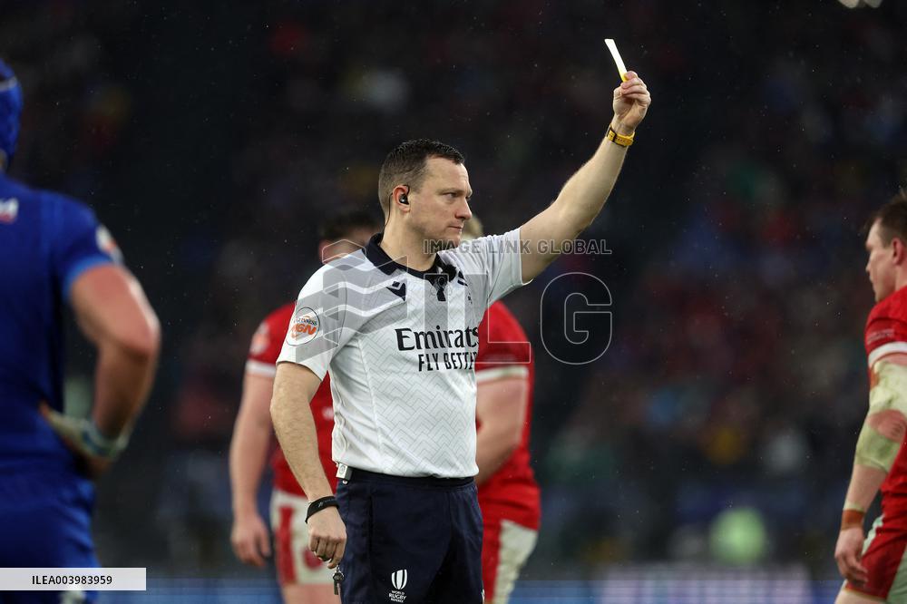 Rugby: Guinnes Six Nations 2025 - Italy vs Wales at Oympic stadium in Rome on 8th February, 2025