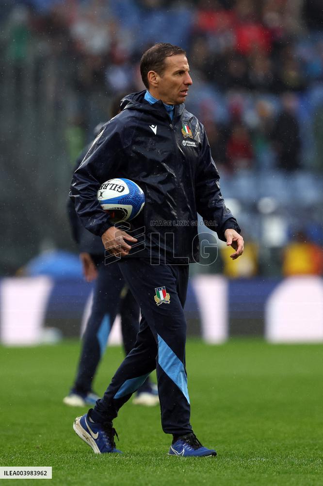 Rugby: Guinnes Six Nations 2025 - Italy vs Wales at Oympic stadium in Rome on 8th February, 2025