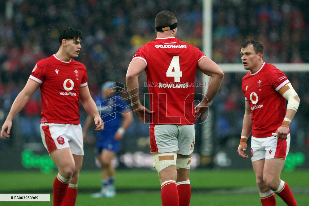 Rugby: Guinnes Six Nations 2025 - Italy vs Wales at Oympic stadium in Rome on 8th February, 2025