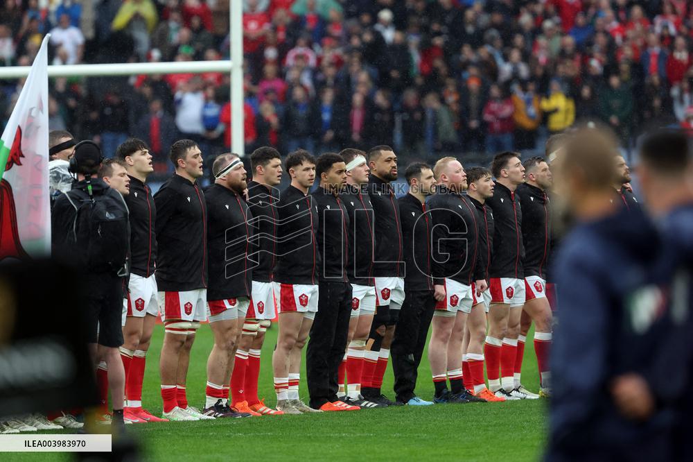 Rugby: Guinnes Six Nations 2025 - Italy vs Wales at Oympic stadium in Rome on 8th February, 2025