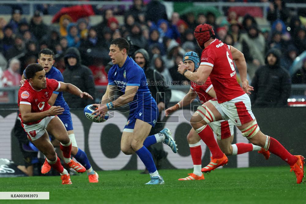 Rugby: Guinnes Six Nations 2025 - Italy vs Wales at Oympic stadium in Rome on 8th February, 2025