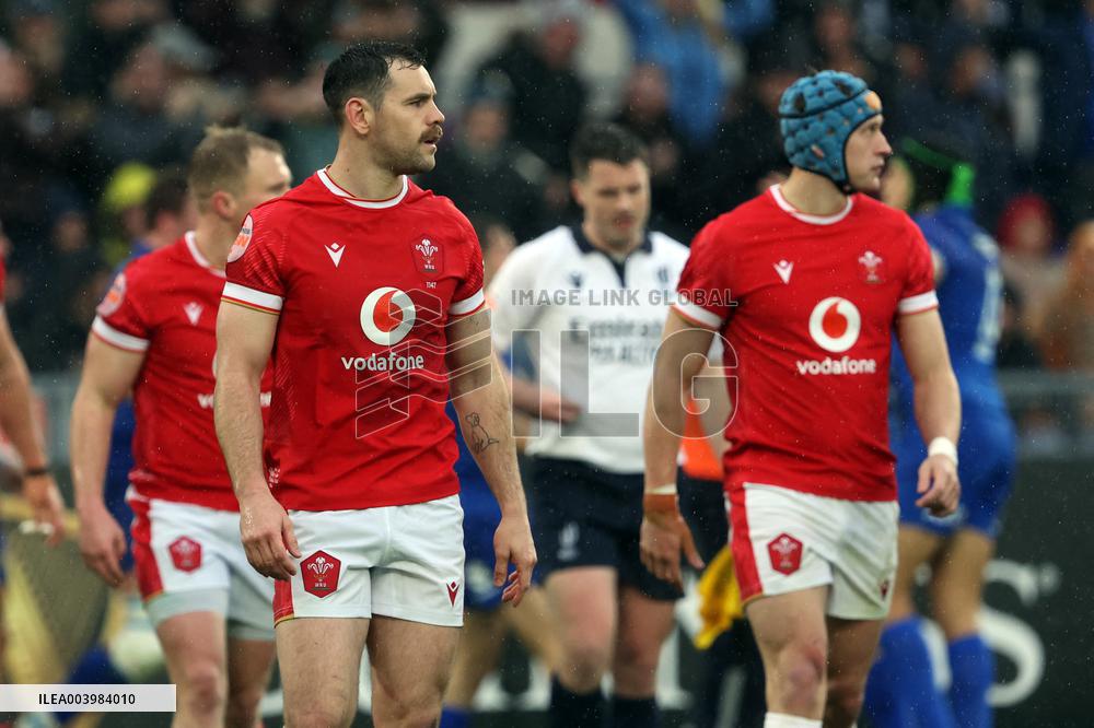 Rugby: Guinnes Six Nations 2025 - Italy vs Wales at Oympic stadium in Rome on 8th February, 2025