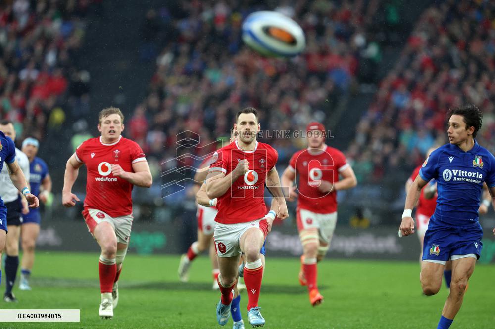 Rugby: Guinnes Six Nations 2025 - Italy vs Wales at Oympic stadium in Rome on 8th February, 2025
