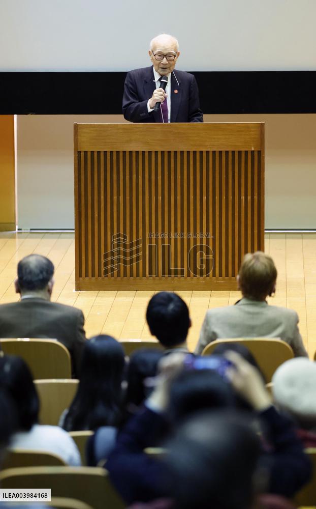 Nobel-winning Nihon Hidankyo co-chair at anti-nuke event