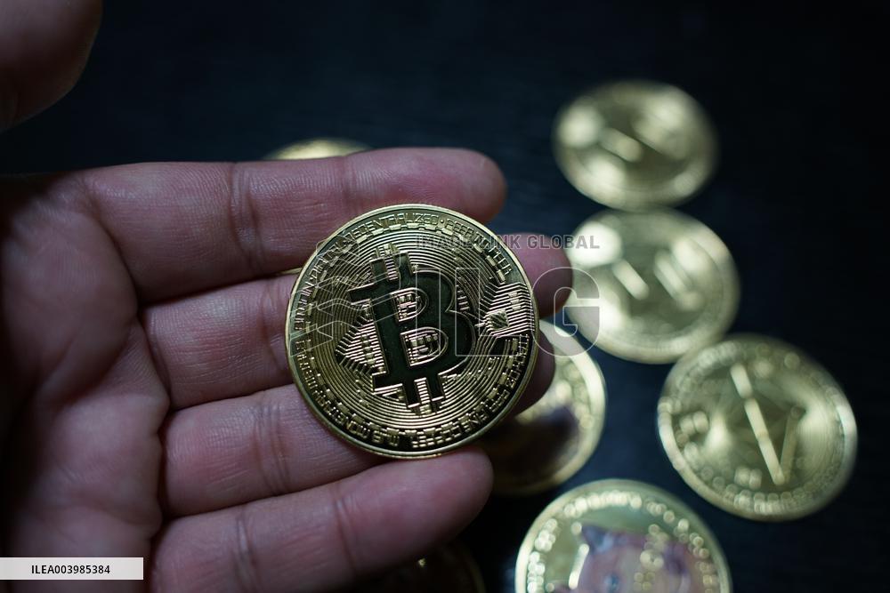 Blockchain Virtual Digital Cryptocurrency