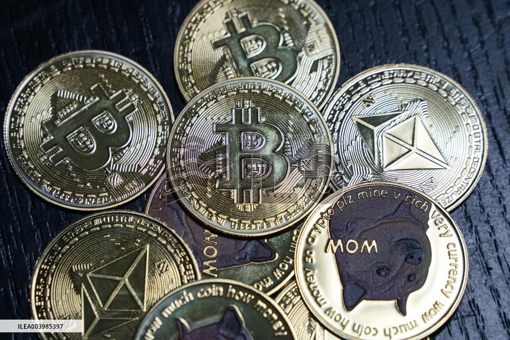 Blockchain Virtual Digital Cryptocurrency