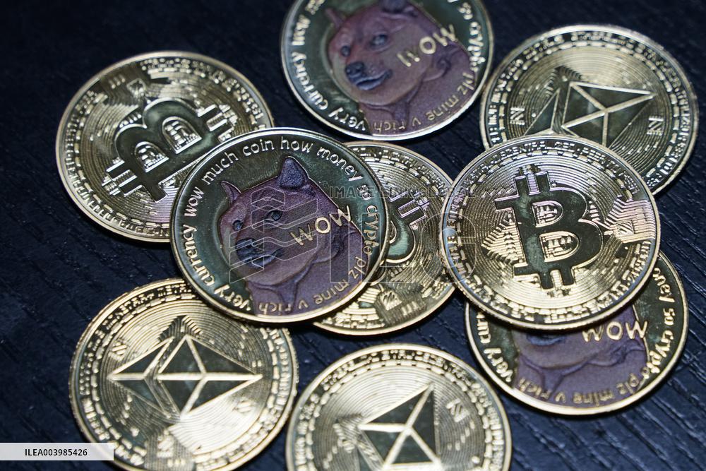 Blockchain Virtual Digital Cryptocurrency