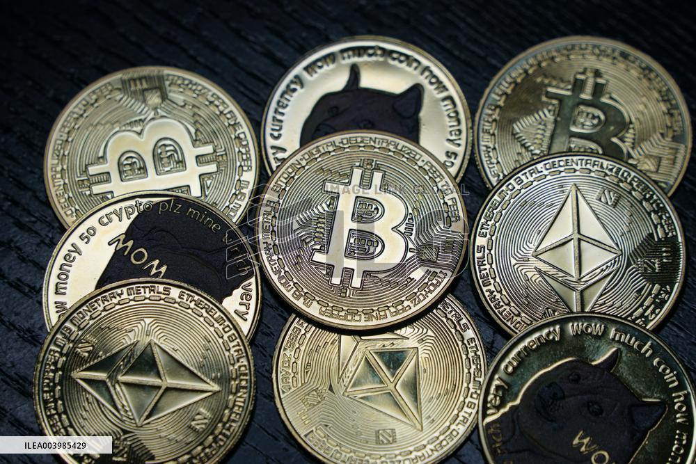 Blockchain Virtual Digital Cryptocurrency