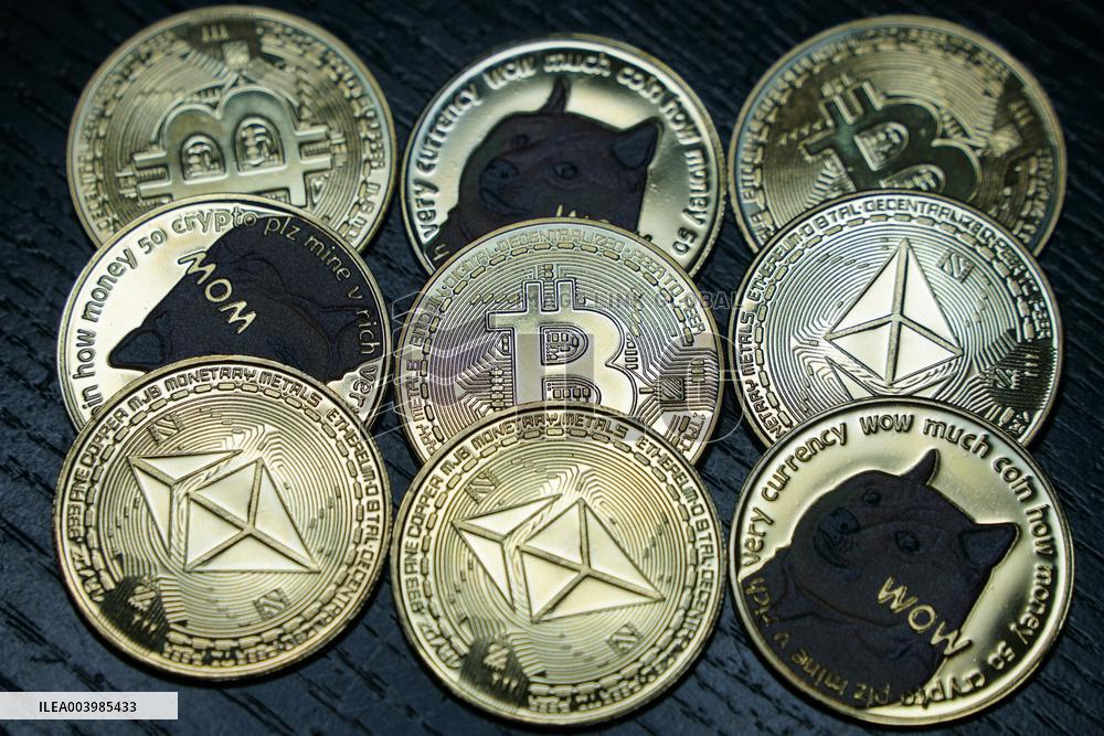 Blockchain Virtual Digital Cryptocurrency