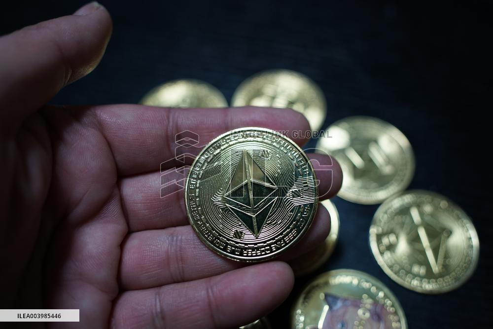 Blockchain Virtual Digital Cryptocurrency