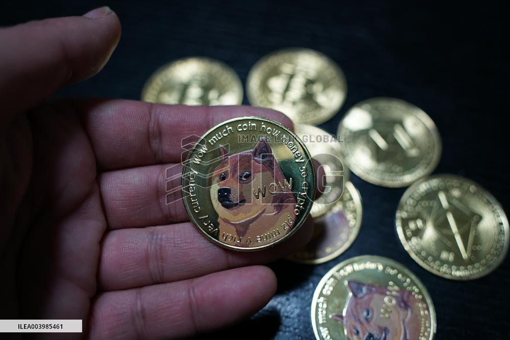 Blockchain Virtual Digital Cryptocurrency