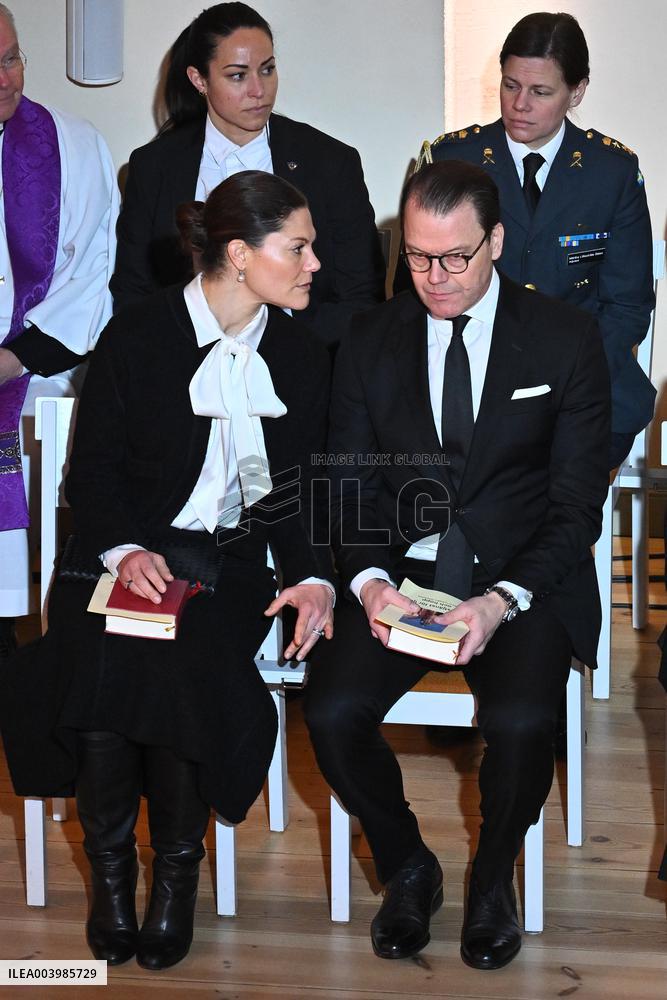 MORNING SERVICE AFTER SCHOOL SHOOTING ÖREBRO