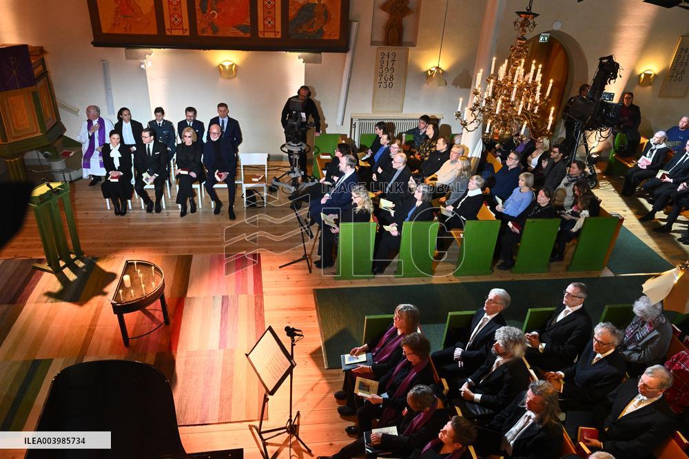 MORNING SERVICE AFTER SCHOOL SHOOTING ÖREBRO