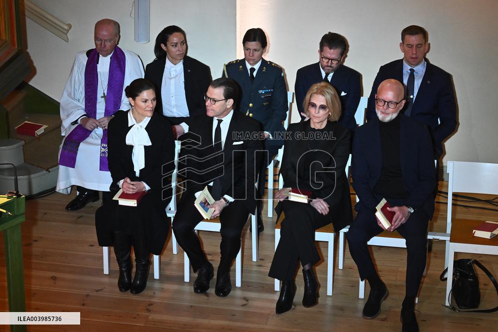 MORNING SERVICE AFTER SCHOOL SHOOTING ÖREBRO