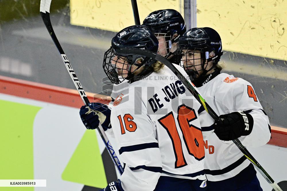 OLYMPIC QUALIFICATIONS ICE HOCKEY NORWAY-NETHERLANDS