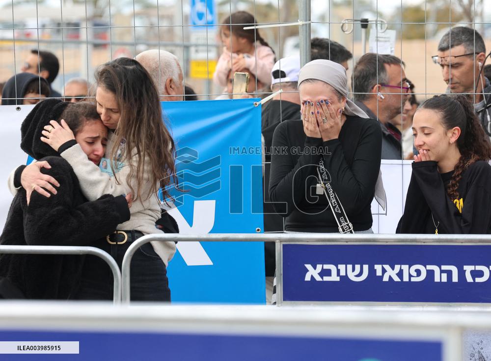 Released Hostage Arrives At A Medical Center - Israel