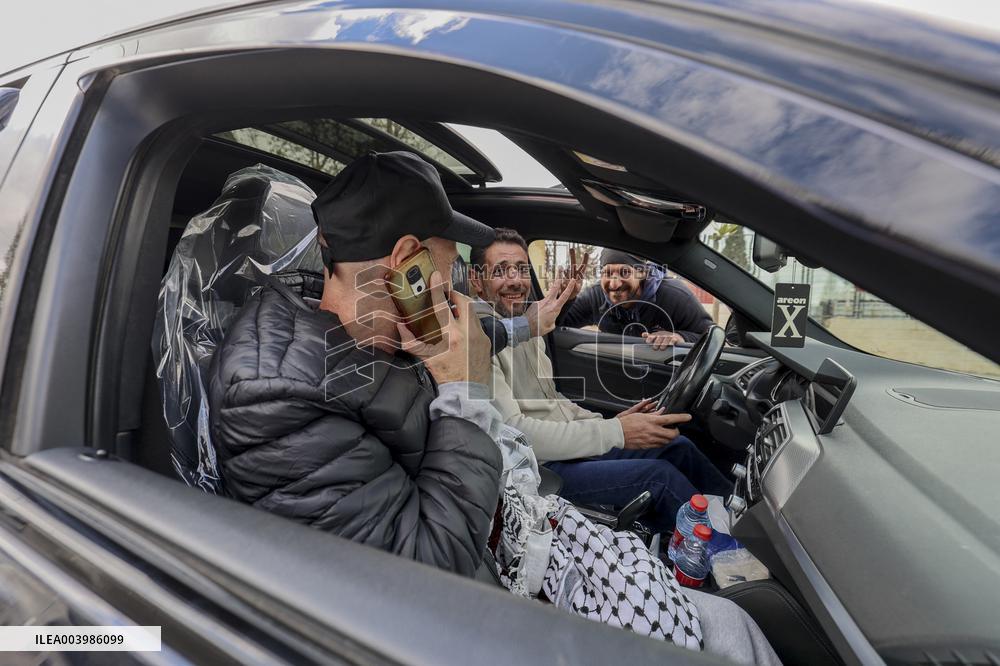 Released Palestinian Prisoners Arrive In Ramallah