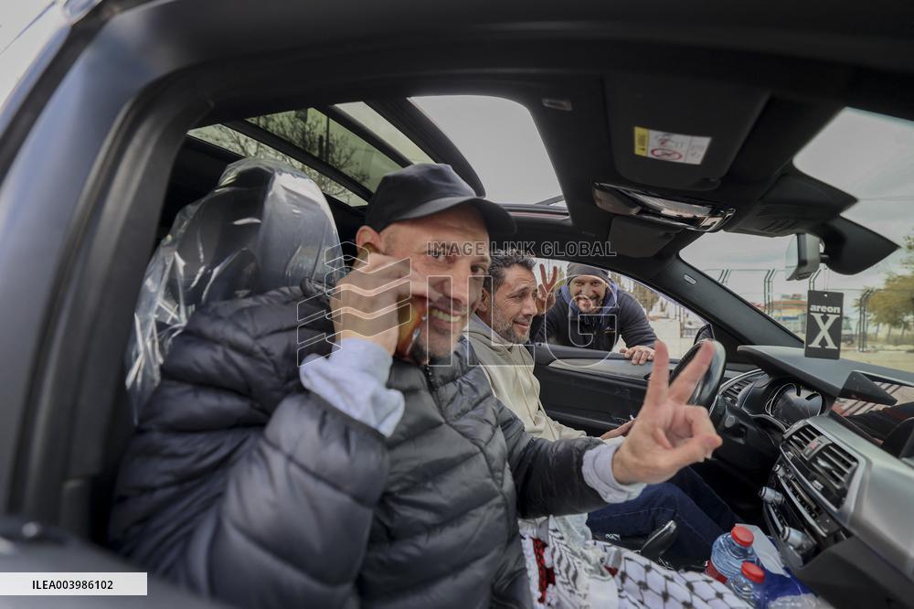 Released Palestinian Prisoners Arrive In Ramallah