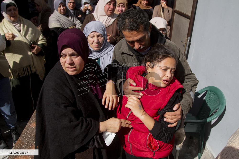 Funeral Ceremony Of Palestinian Child Killed By Israeli Soldiers - West Bank