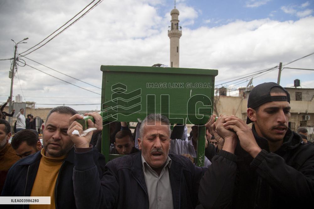 Funeral Ceremony Of Palestinian Child Killed By Israeli Soldiers - West Bank
