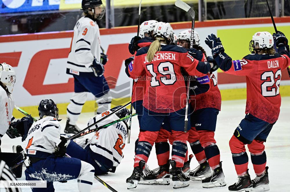 OLYMPIC QUALIFICATIONS ICE HOCKEY NORWAY-NETHERLANDS
